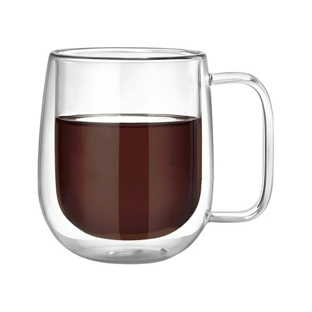 Double Walled Borosilicate Coffee Cup
8.35 oz - IKIDO - 1Piece