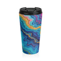 Geode Swirl Stainless Steel Travel Mug