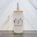 One More Chapter Glass Can with Bamboo Lid