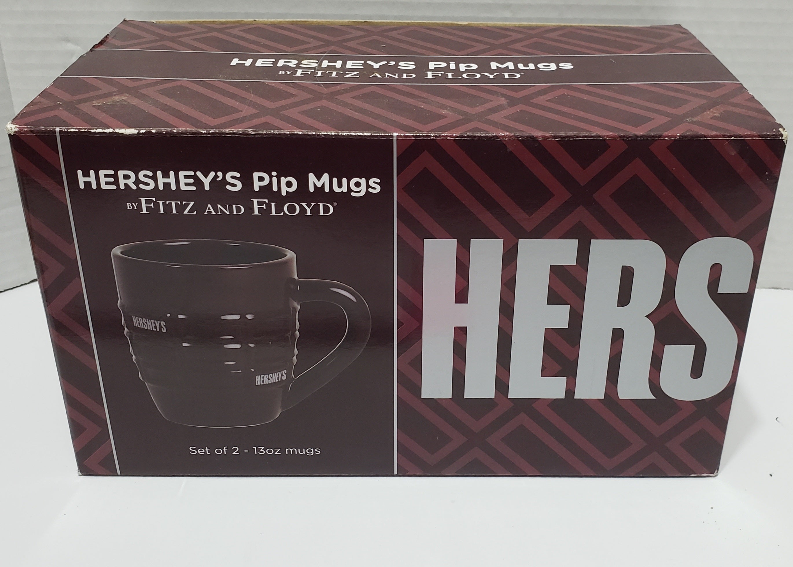 Hershey's Pip Mugs by Fitz And Floyd - Set Of 2