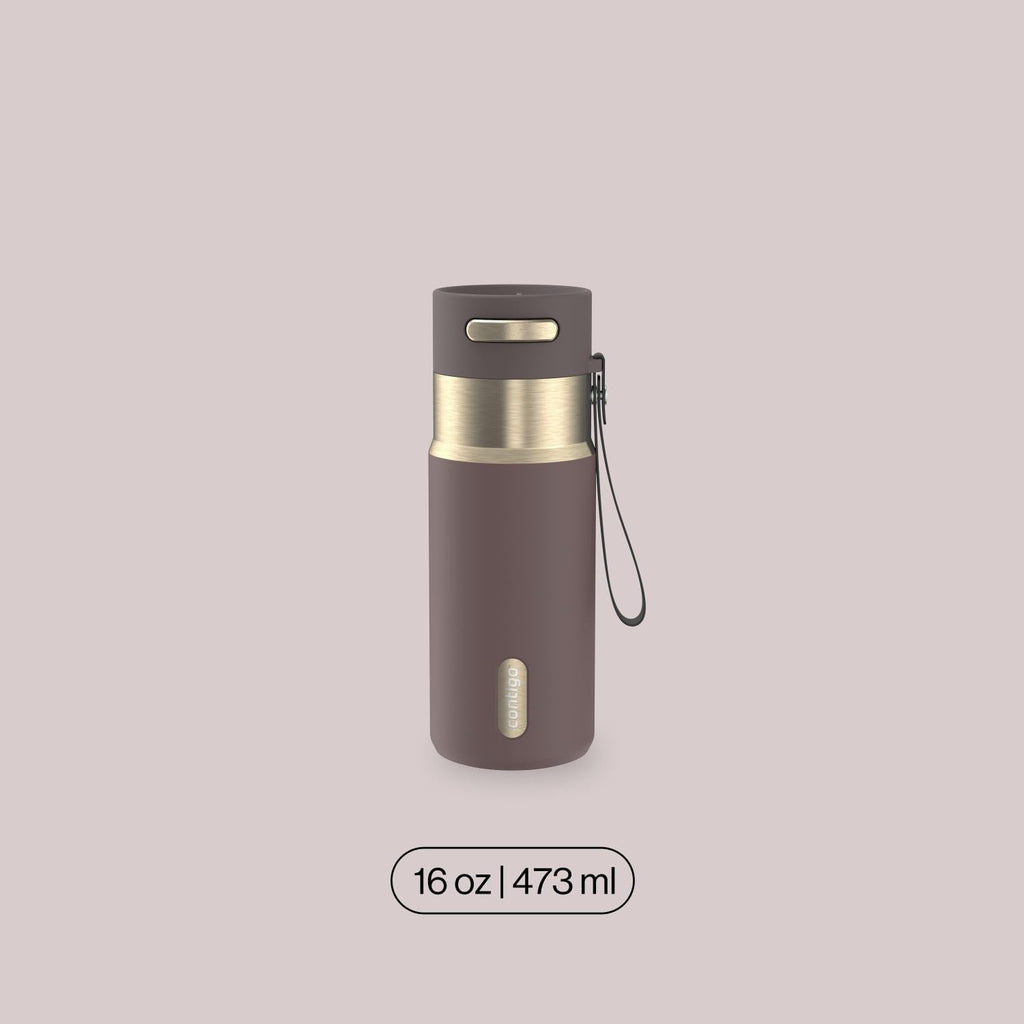 Contigo AutoSeal 16 oz Travel Mug | Leakproof w/Auto-Sealing Spout & Slider Lock | Vacuum-Insulated Stainless Steel Tumbler for Hot Coffee & Tea or Cold Drinks | BPA & Lead-Free | Dishwasher Safe 🍁 All In One Marketplace Canada