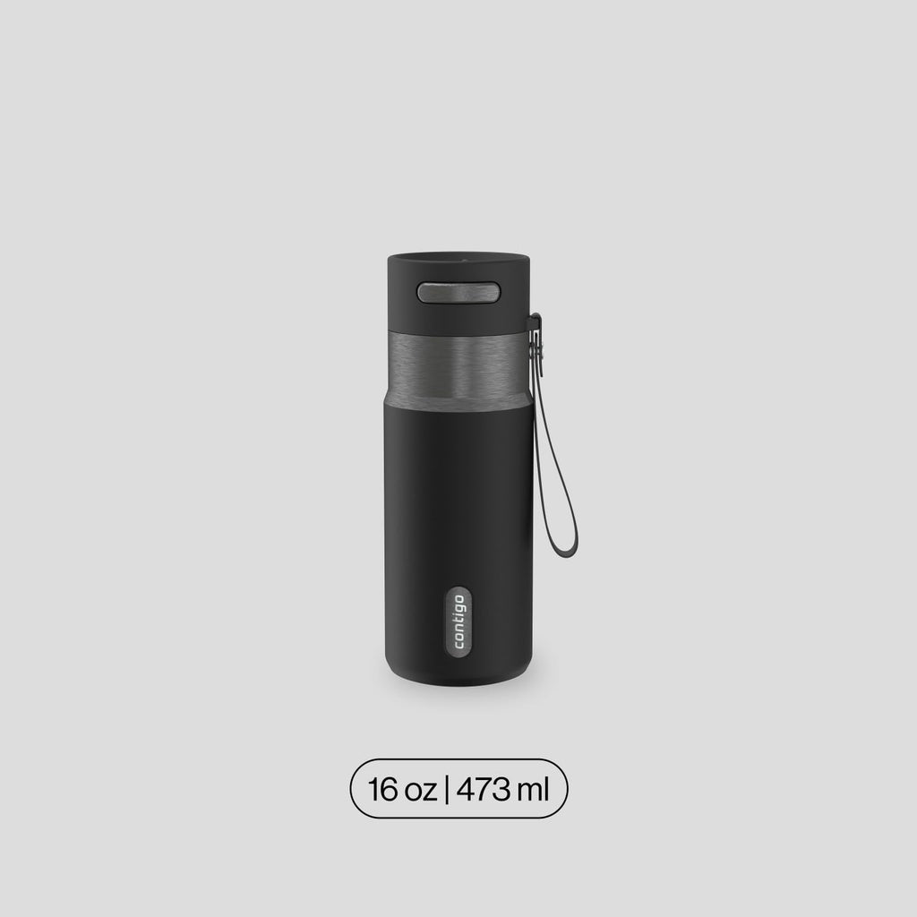 Contigo AutoSeal 16 oz Travel Mug | Leakproof w/Auto-Sealing Spout & Slider Lock | Vacuum-Insulated Stainless Steel Tumbler for Hot Coffee & Tea or Cold Drinks | BPA & Lead-Free | Dishwasher Safe 🍁 All In One Marketplace Canada