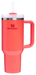 STANLEY Quencher H2.0 Flow State Tumbler, 40 oz, Hot Coral 🍁 All In One Marketplace Canada