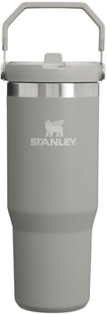 STANLEY IceFlow Flip Straw Tumbler with Handle 30 oz | Twist On Lid and Flip Up Straw | Leak Resistant Water Bottle | Insulated Stainless Steel | BPA-Free | Ash 🍁 All In One Marketplace Canada