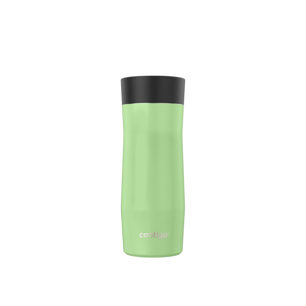 Contigo West Loop 3.0 Stainless Steel Travel Mug with Tea-Bag Hook & Spill-Proof Lid, Vacuum-Insulated Reusable Cup Coffee and Tea, 16 oz (473 mL), Cucumber - Keeps Drinks Hot up to 11 Hours 🍁 All In One Marketplace Canada
