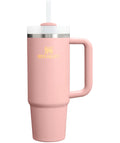 STANLEY Quencher H2.0 Tumbler with Handle and Straw 30 oz | Flowstate 3-Position Lid | Cup Holder Compatible for Travel | Insulated Stainless Steel Cup | BPA-Free | Peach Rose 🍁 All In One Marketplace Canada