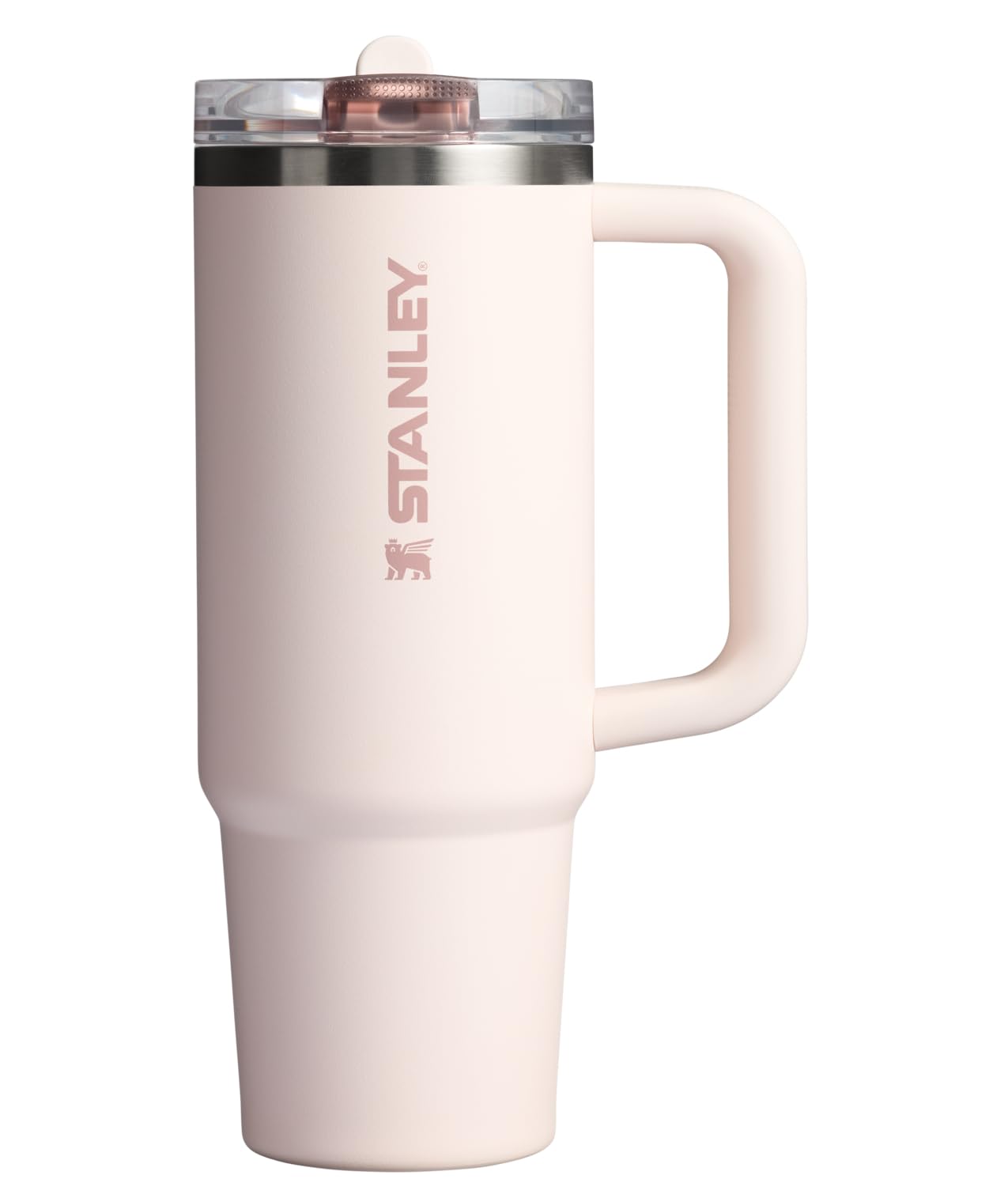 Stanley Quencher ProTour Flip Straw Tumbler with Leakproof Lid 30 oz | Built-in Straw and Handle | Cup Holder Compatible for Travel | Insulated Stainless Steel Cup | BPA-Free | Rose Quartz 🍁 All In One Marketplace Canada
