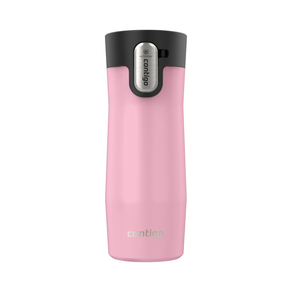 Contigo West Loop 3.0 Stainless Steel Travel Mug with Tea-Bag Hook & Spill-Proof Lid, Vacuum-Insulated Reusable Cup Coffee and Tea, 16 oz (473 mL), Strawberry Cream - Keeps Drinks Hot up to 11 Hours 🍁 All In One Marketplace Canada