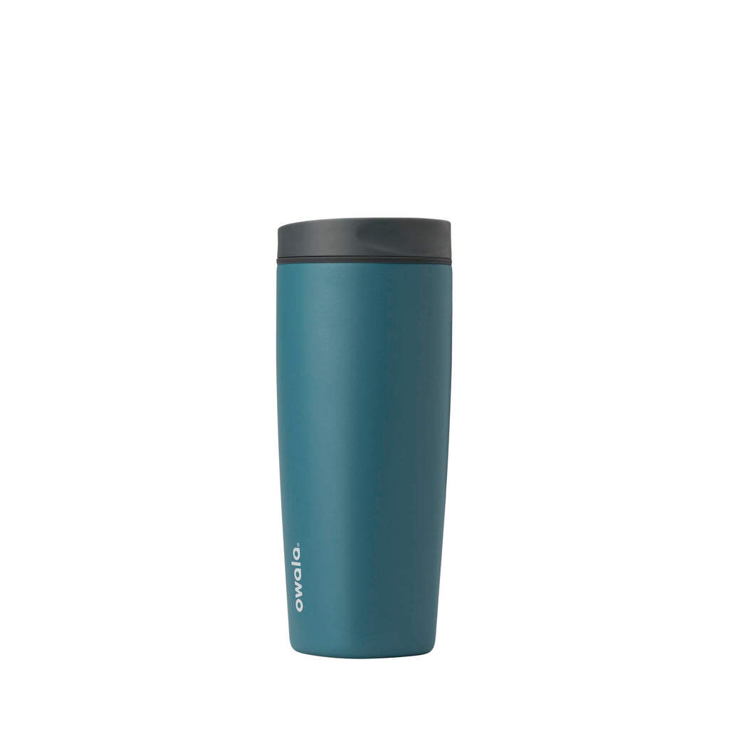 Owala SmoothSip Slider Insulated Stainless Steel Coffee Tumbler, Reusable Iced Coffee Cup, Hot Coffee Travel Mug, BPA Free 20 oz, High Dive 🍁 All In One Marketplace Canada