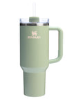 Stanley Quencher H2.0 Tumbler with Handle and Straw 40 oz | Flowstate 3-Position Lid | Cup Holder Compatible for Travel | Insulated Stainless Steel Cup | BPA-Free | Lichen 🍁 All In One Marketplace Canada