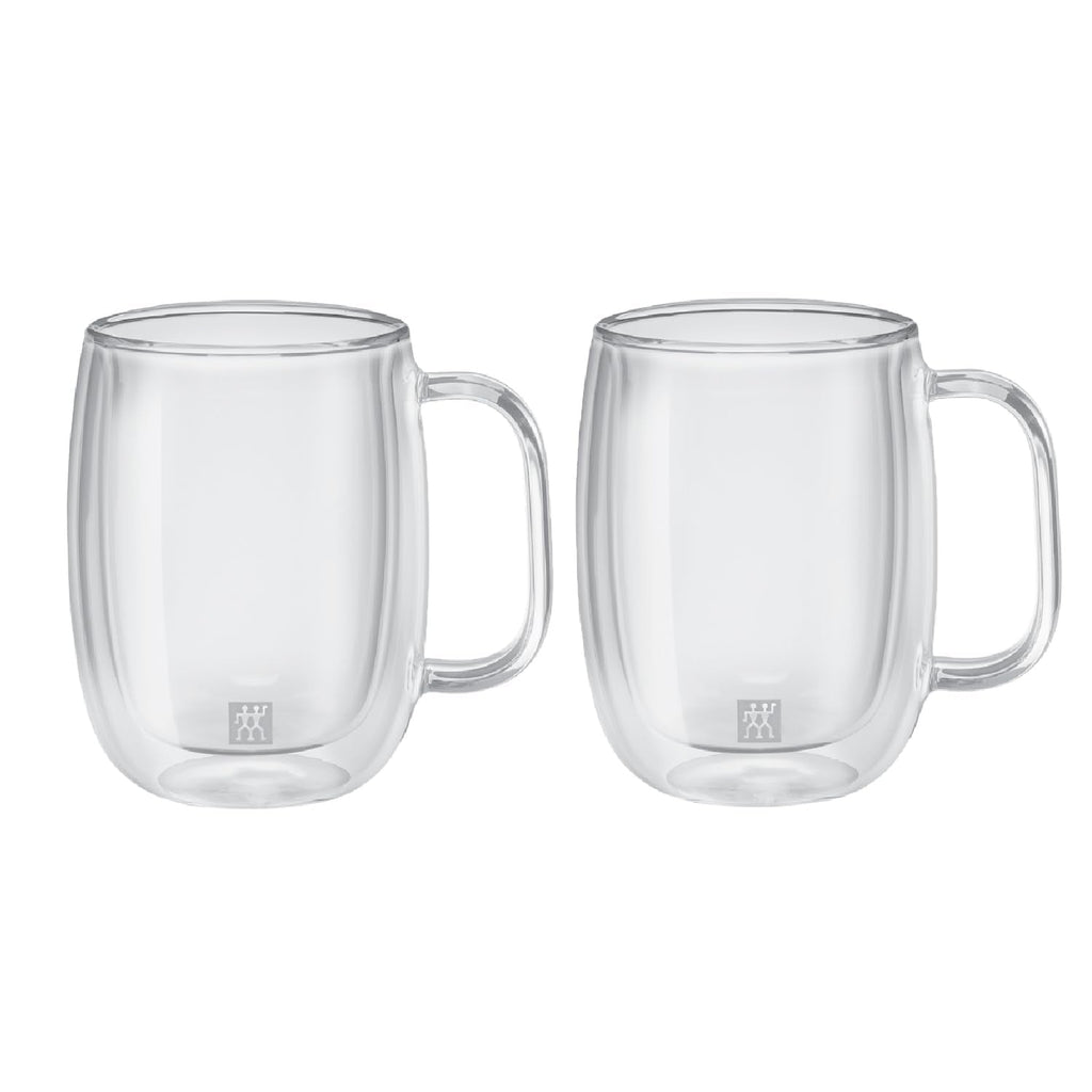 ZWILLING Sorrento Plus Glass Mugs — 355 ml, Set of 2