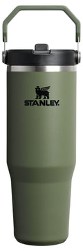 Stanley IceFlow 2.0 Flip Straw Tumbler with Handle 30 oz | Twist On Lid and Flip Up Straw | Leakproof Water Bottle | Insulated Stainless Steel | BPA-Free | Dried Pine 🍁 All In One Marketplace Canada