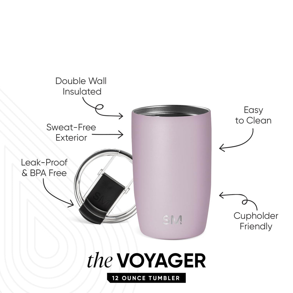 Simple Modern Travel Coffee Mug with Lid | 12oz | Lavender 🍁 All In One Marketplace Canada