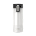 Contigo West Loop 3.0 Stainless Steel Travel Mug with Tea-Bag Hook & Spill-Proof Lid, Vacuum-Insulated Reusable Cup Coffee and Tea, 16 oz (473 mL), Salt - Keeps Drinks Hot up to 11 Hours 🍁 All In One Marketplace Canada