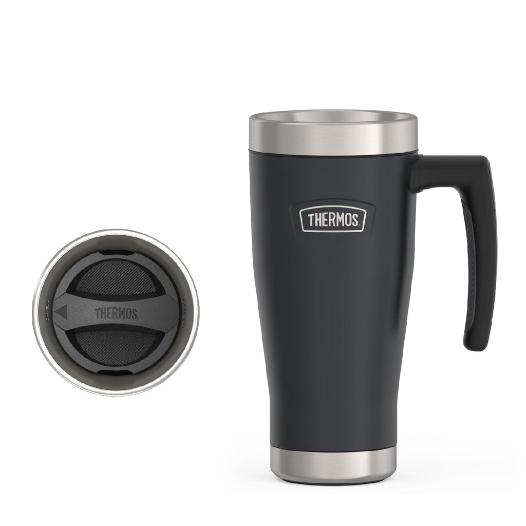 THERMOS ICON Stainless Steel Mug — 16 oz, Granite