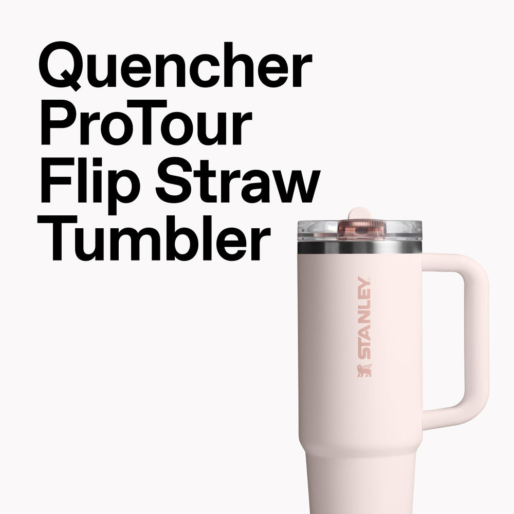 Stanley Quencher ProTour Flip Straw Tumbler with Leakproof Lid 30 oz | Built-in Straw and Handle | Cup Holder Compatible for Travel | Insulated Stainless Steel Cup | BPA-Free | Cream 🍁 All In One Marketplace Canada