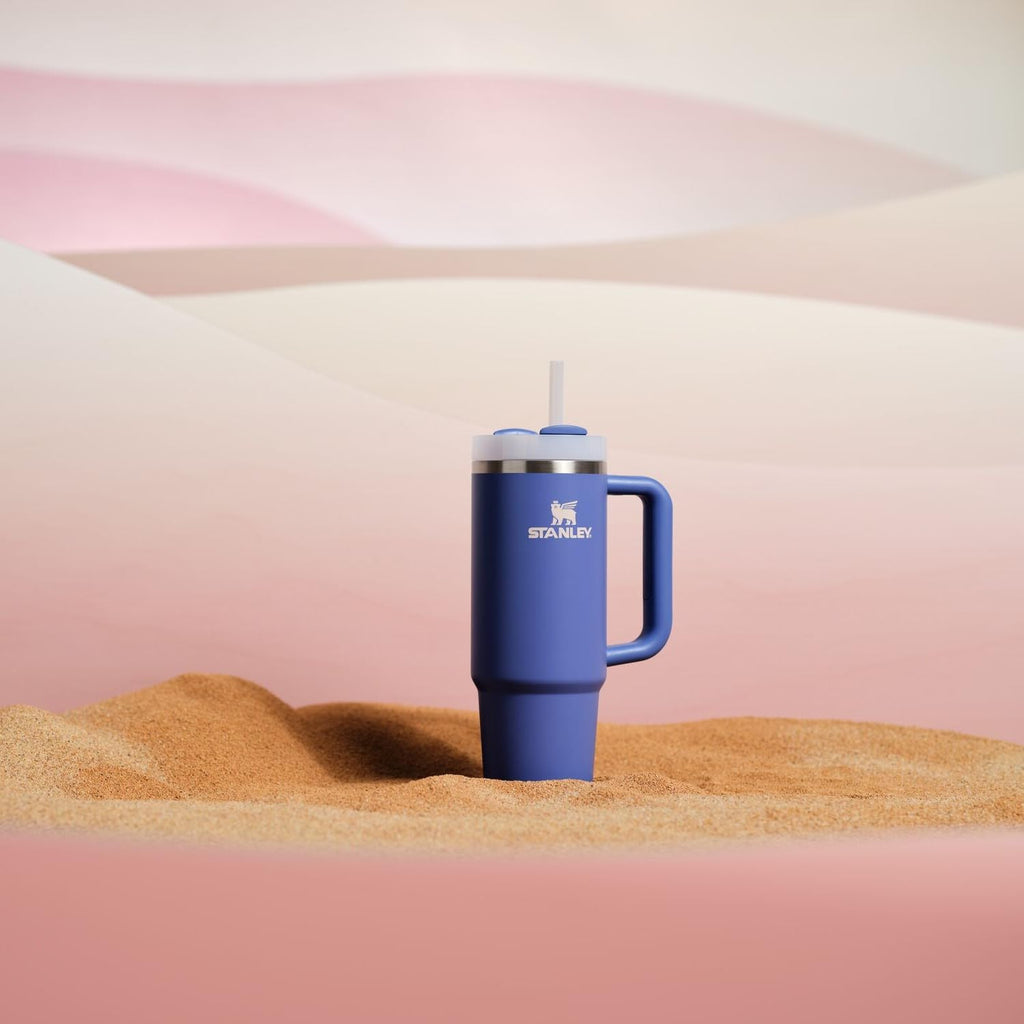 Stanley Quencher H2.0 Tumbler with Handle and Straw 30 oz | Flowstate 3-Position Lid | Cup Holder Compatible for Travel | Insulated Stainless Steel Cup | BPA-Free | Exclusive Lupine 🍁 All In One Marketplace Canada