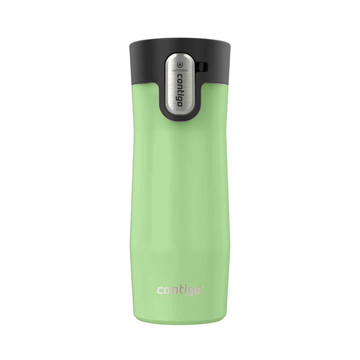 Contigo West Loop 3.0 Stainless Steel Travel Mug with Tea-Bag Hook & Spill-Proof Lid, Vacuum-Insulated Reusable Cup Coffee and Tea, 16 oz (473 mL), Cucumber - Keeps Drinks Hot up to 11 Hours 🍁 All In One Marketplace Canada