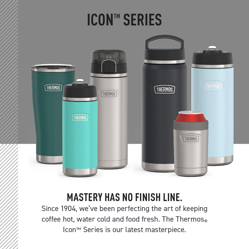 THERMOS ICON Stainless Steel Mug — 16 oz, Granite