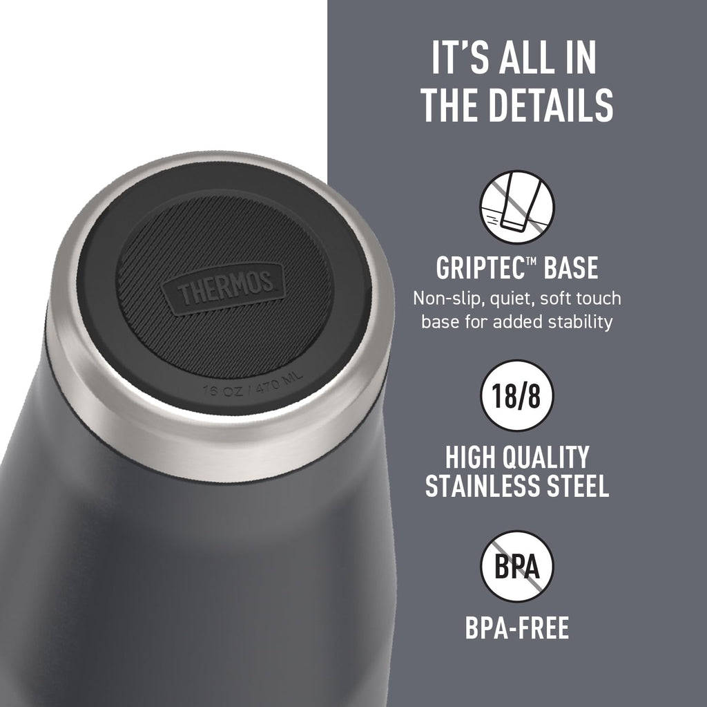 THERMOS ICON Stainless Steel Mug — 16 oz, Granite