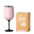 Huski Wine Tumbler 2.0 | New | Award-Winning Design with Detachable Stem | Premium Stainless Steel Wine Glass with Lid | Triple Insulated Tumbler | 355ml Capacity | Great Gift (Powder Pink) 🍁 All In One Marketplace Canada