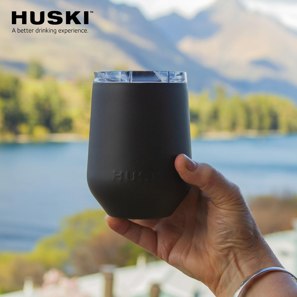 Huski Wine Tumbler 2.0 | New | Award-Winning Design with Detachable Stem | Premium Stainless Steel Wine Glass with Lid | Triple Insulated Tumbler | 355ml Capacity | Great Gift (Champagne) 🍁 All In One Marketplace Canada