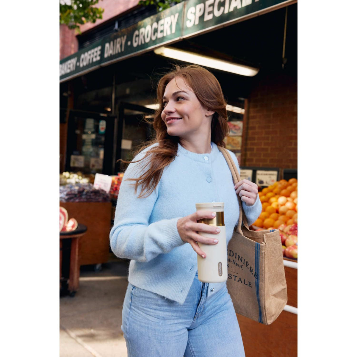 Contigo SnapSeal 16 oz Travel Mug w/Carry Strap | Vacuum-Insulated Stainless Steel for Hot Coffee & Tea or Cold Drinks | Spill-Proof Lid w/Straw Compatibility | BPA & Lead-Free | Dishwasher Safe 🍁 All In One Marketplace Canada
