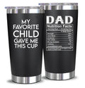 NewEleven Fathers Day Gift for Dad - Birthday Gift for Dad from Kids - Gifts for Husband - Birthday Present Ideas for Father from Daughter, Son - 20 Oz Tumbler 🍁 All In One Marketplace Canada