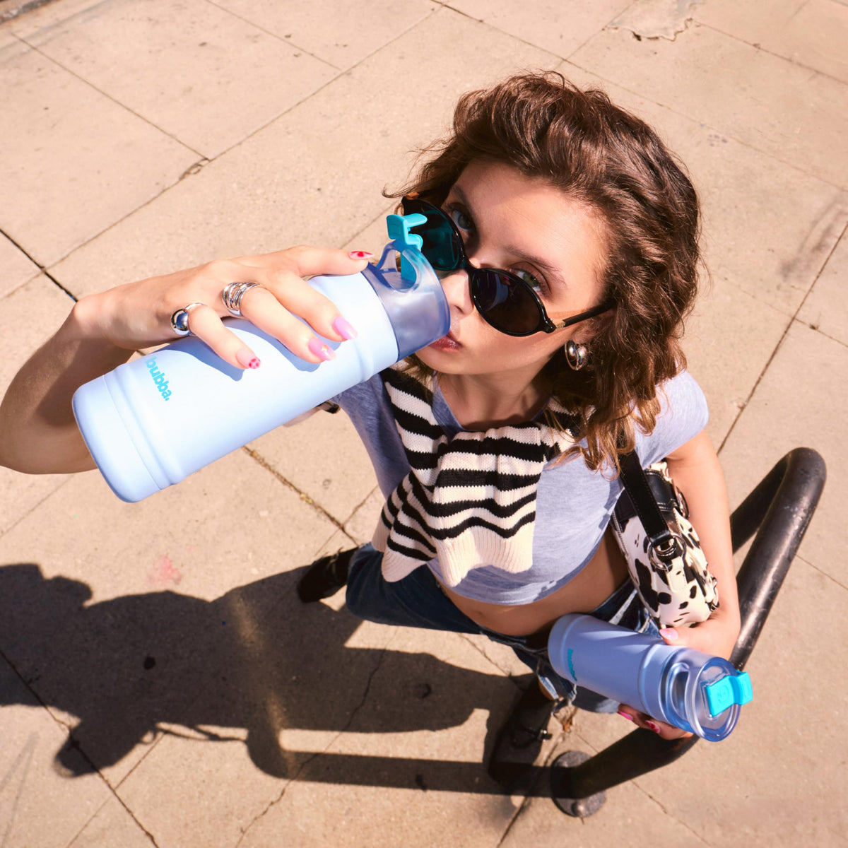 Bubba 24 oz Dualsip Water Bottle with Straw & 2-Way Lid | Leakproof Metal Tumbler | Insulated Stainless Steel | Reusable | Lightweight | Dishwasher Safe | Lead & BPA-Free | Office Siren 🍁 All In One Marketplace Canada