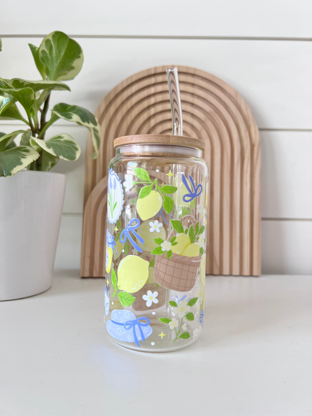 Lemon Pie Glass Cup