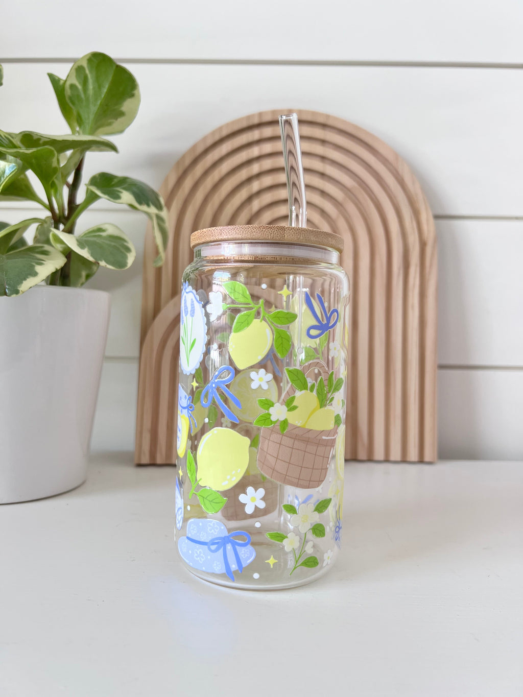 Lemon Pie Glass Cup