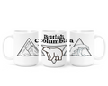 British Columbia Triangle Ceramic Mug | BC Mug