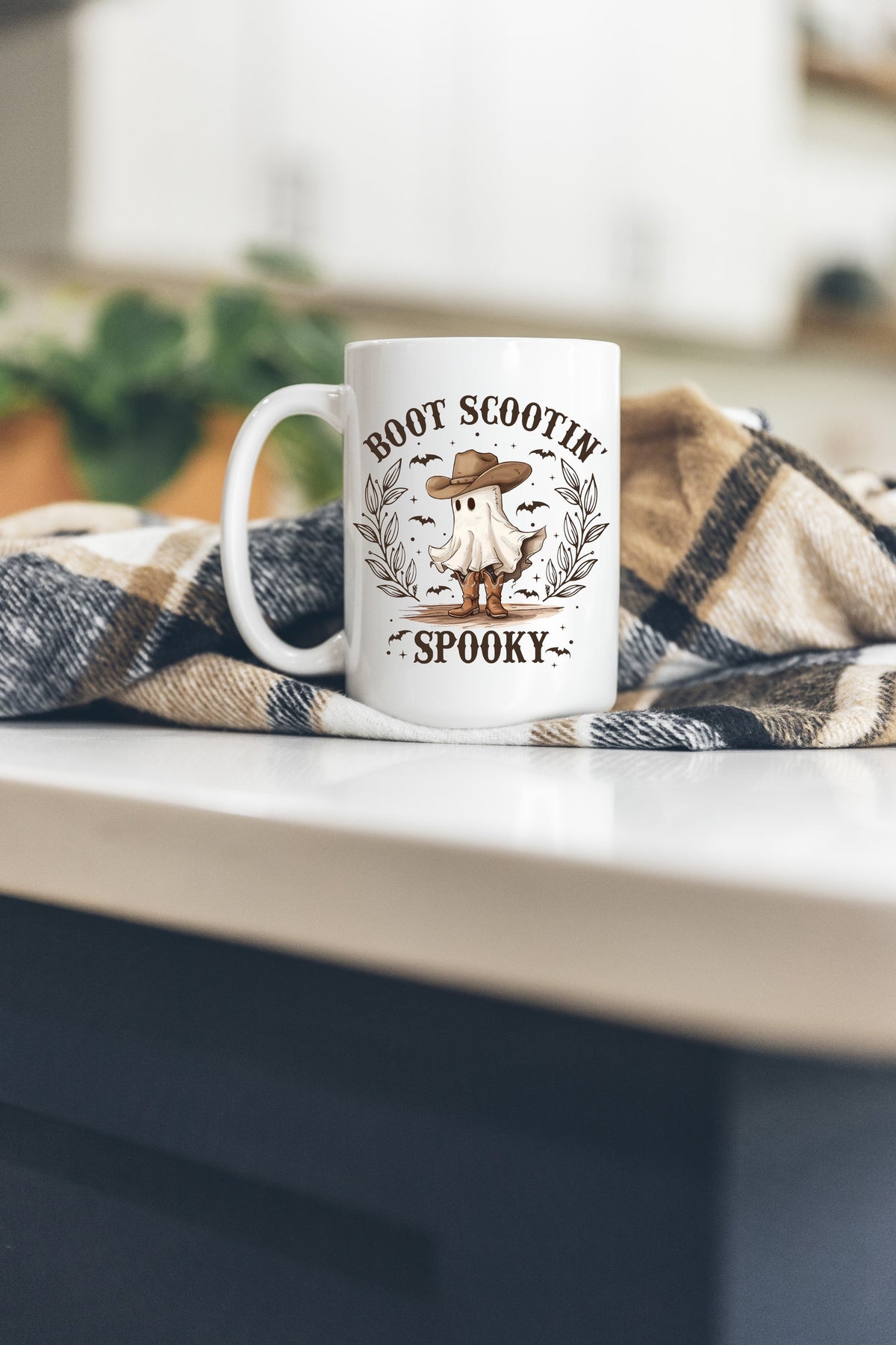 Boot Scootin’ Spooky 15oz Mug | Western Halloween Coffee Cup