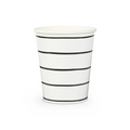 Black Stripe Cups