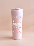 Gobelet isotherme 24oz - rose Mamie d'amour