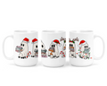 Christmas Bookish Ghosts Ceramic Mug | Bookish