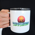 Saskatchewan Retro 80s Stainless Steel 17oz Coffee Mug