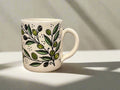 Mug Handcrafted Palestine Ceramic Mug Olive Harmony
