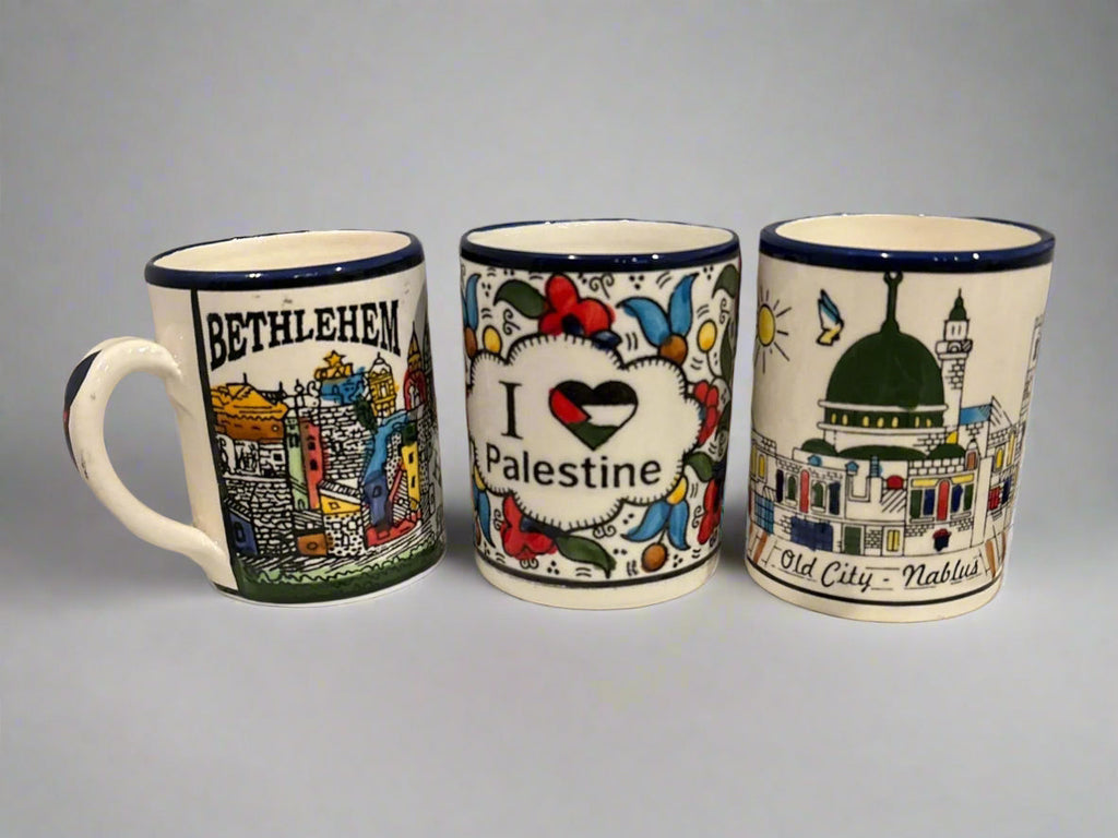 Coffee & Tea Mug Handmade Ceramic in Palestine Mug