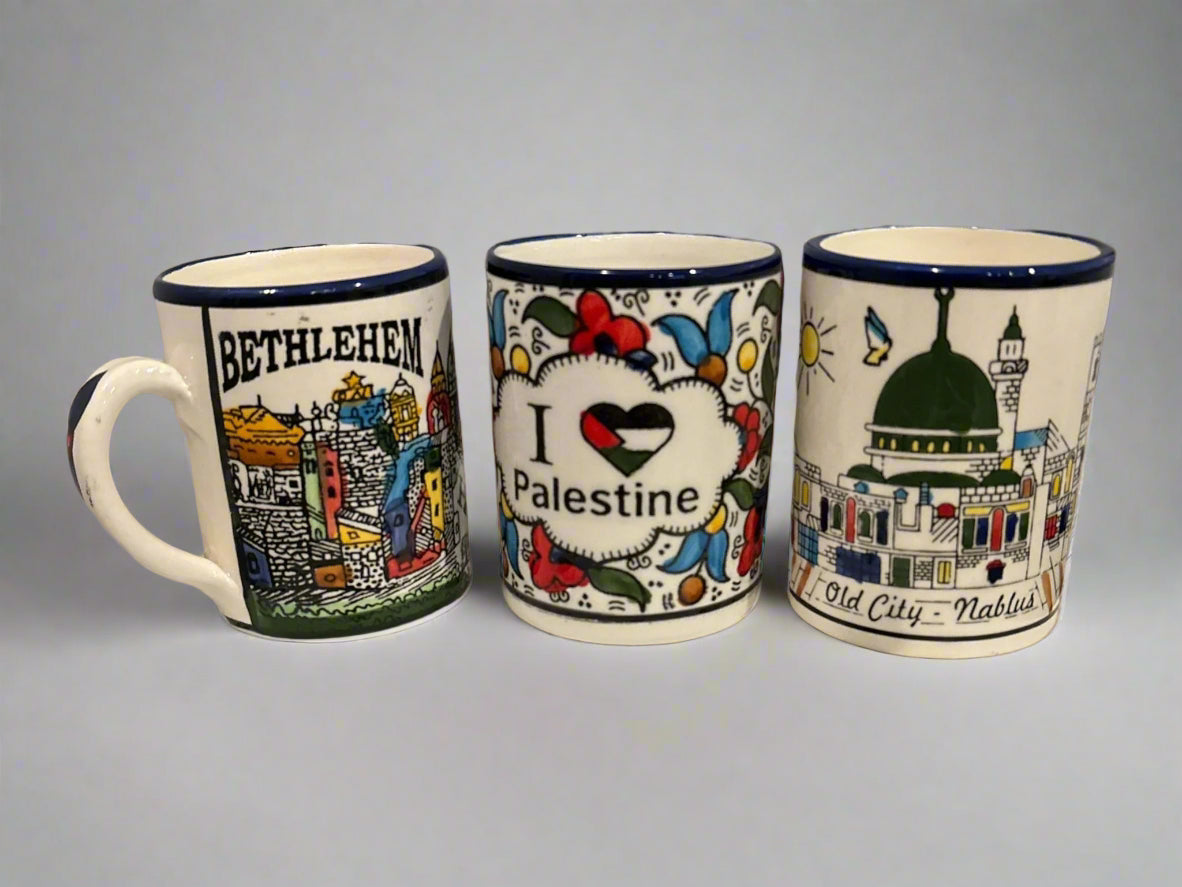 Coffee & Tea Mug Handmade Ceramic in Palestine Mug