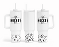 Lily Hockey Mom 40oz Tumbler | Saskatchewan Tumbler