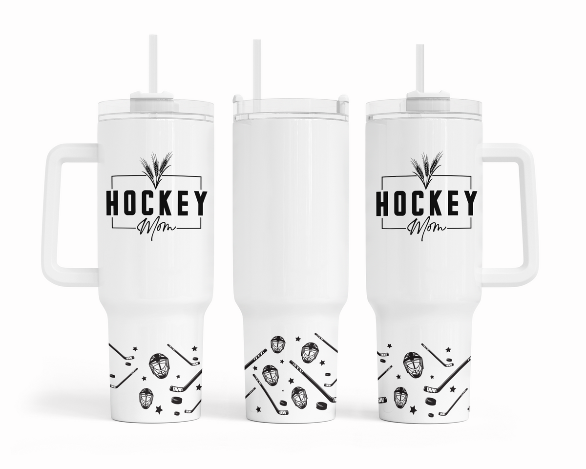 Lily Hockey Mom 40oz Tumbler | Saskatchewan Tumbler