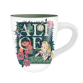 Alice in Wonderland Collage Scene 25oz Jumbo Curved Ceramic Mug
