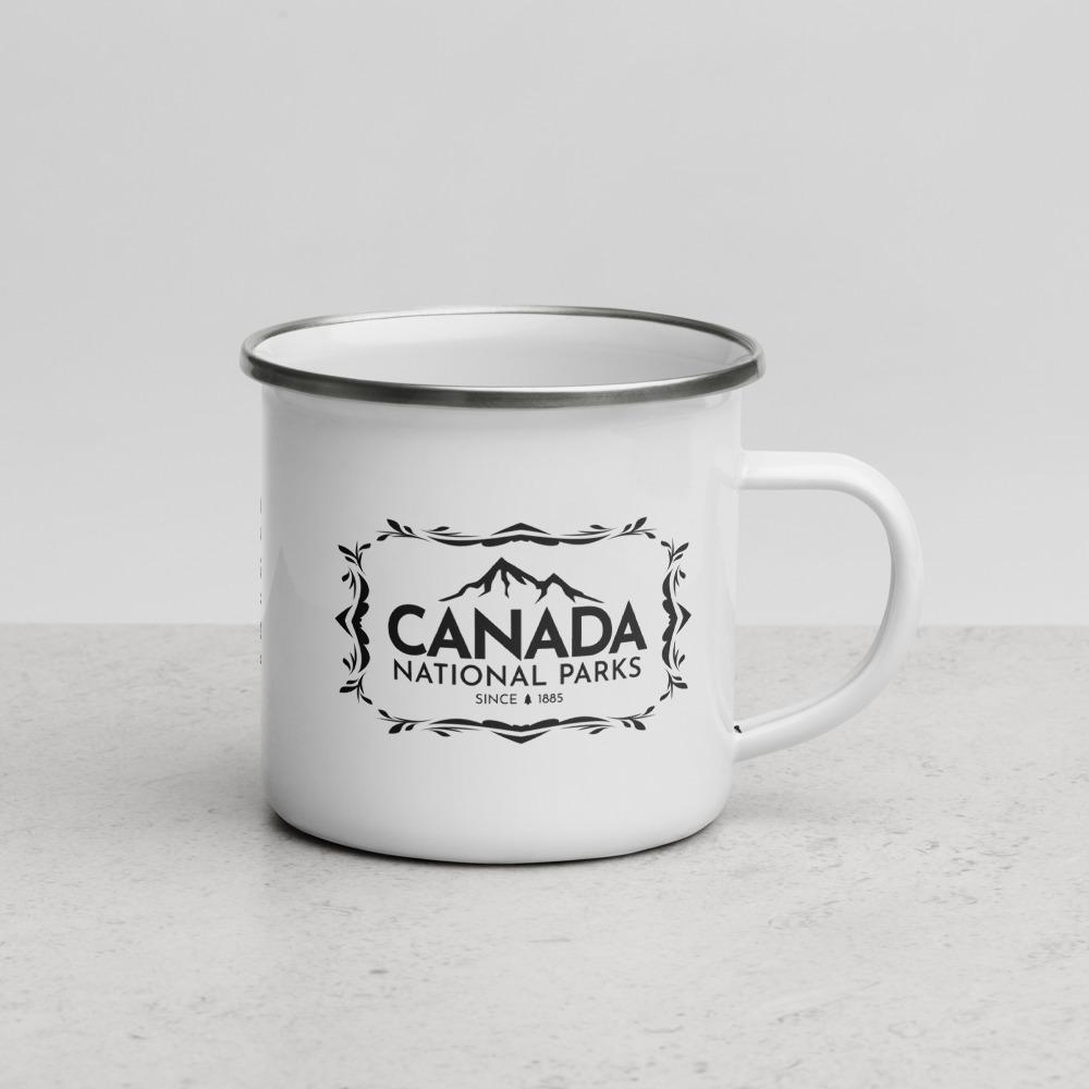 Canada National Parks Enamel Mug, Canada Parks