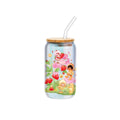 Care Bear/Strawberry Shortcake 16oz Pearlescent Glass Tumbler