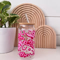 Disco cowgirl glass  cup