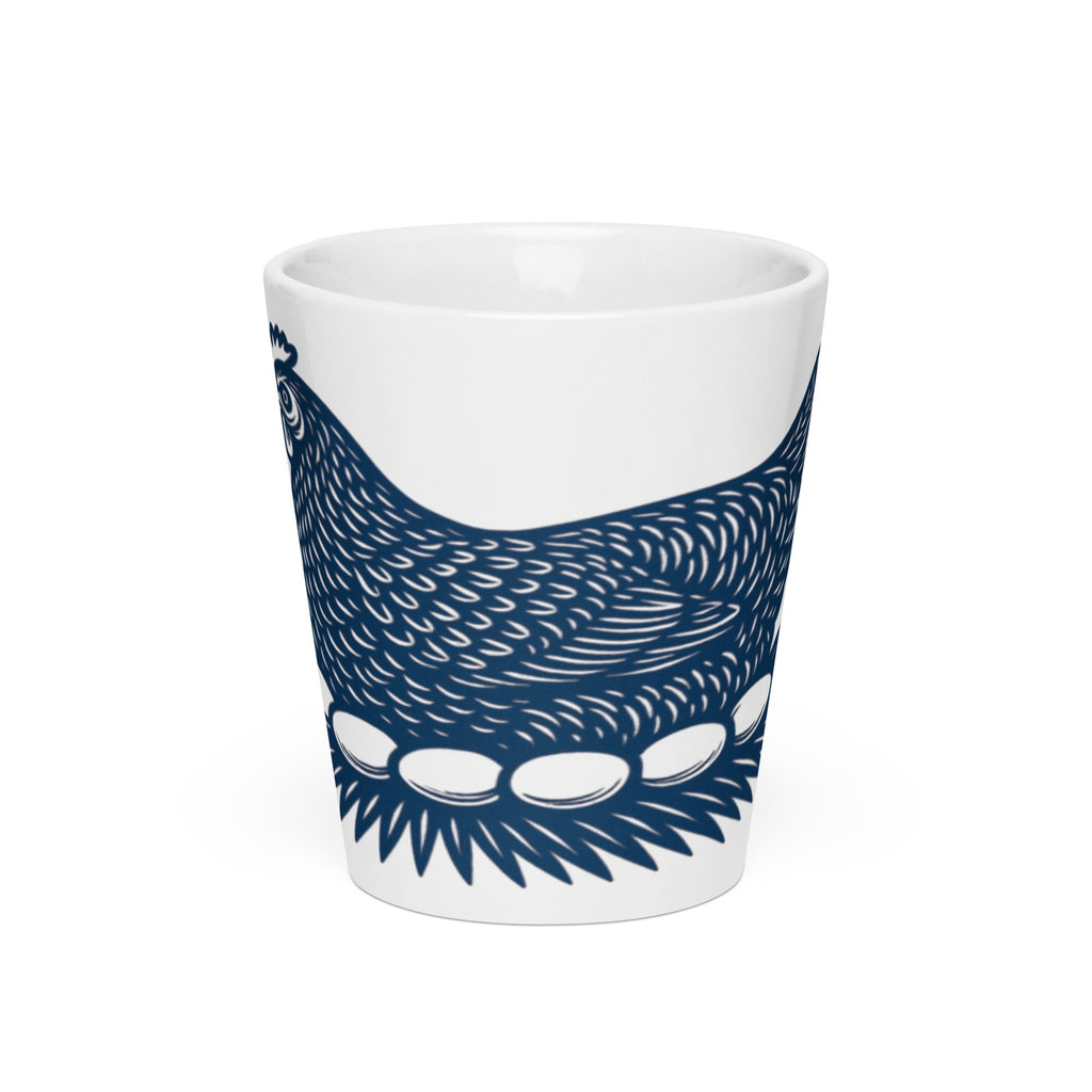 Retro Blue Hen Latte mug