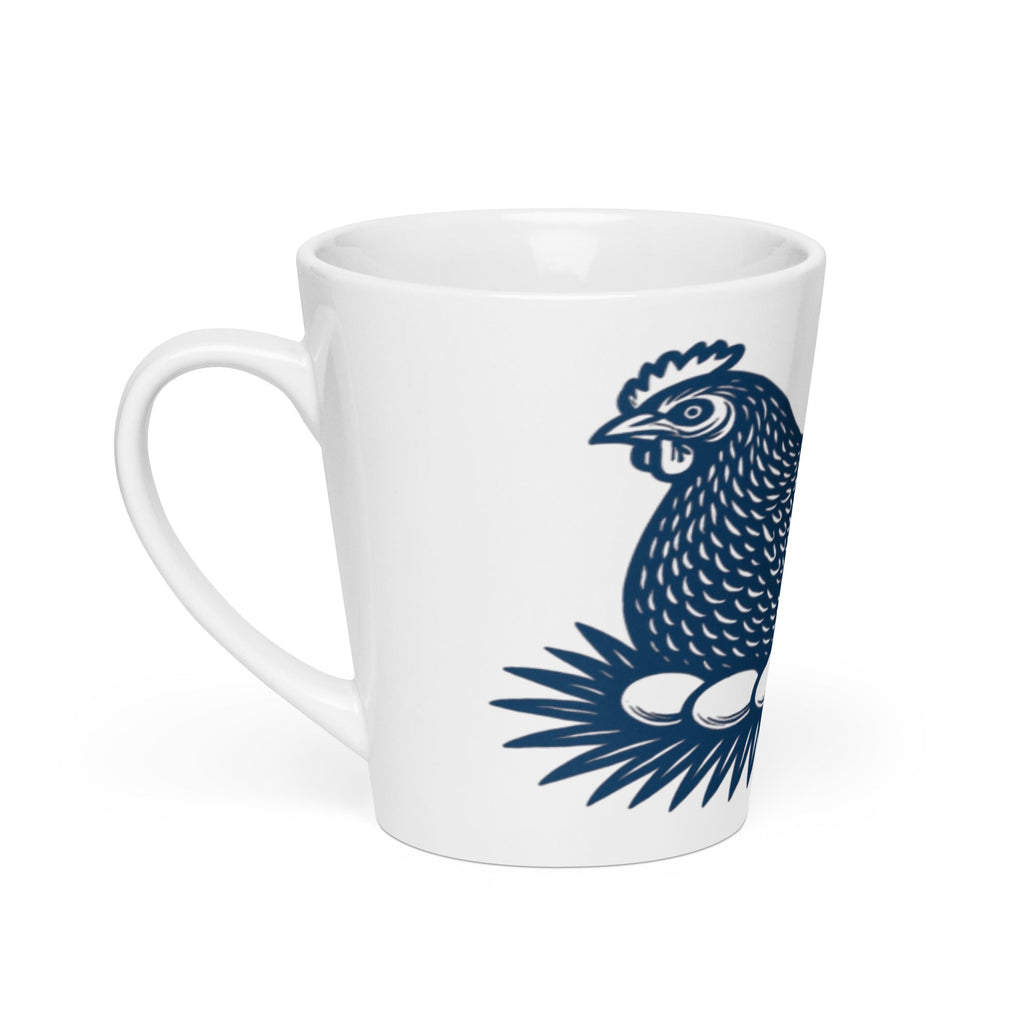 Retro Blue Hen Latte mug