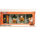 Peanuts 4pk Halloween Glass Cups