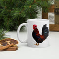 Serama White glossy mug